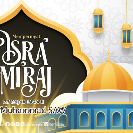 ISRO' MI'ROJ NABI MUHAMMAD SAW 1443 H